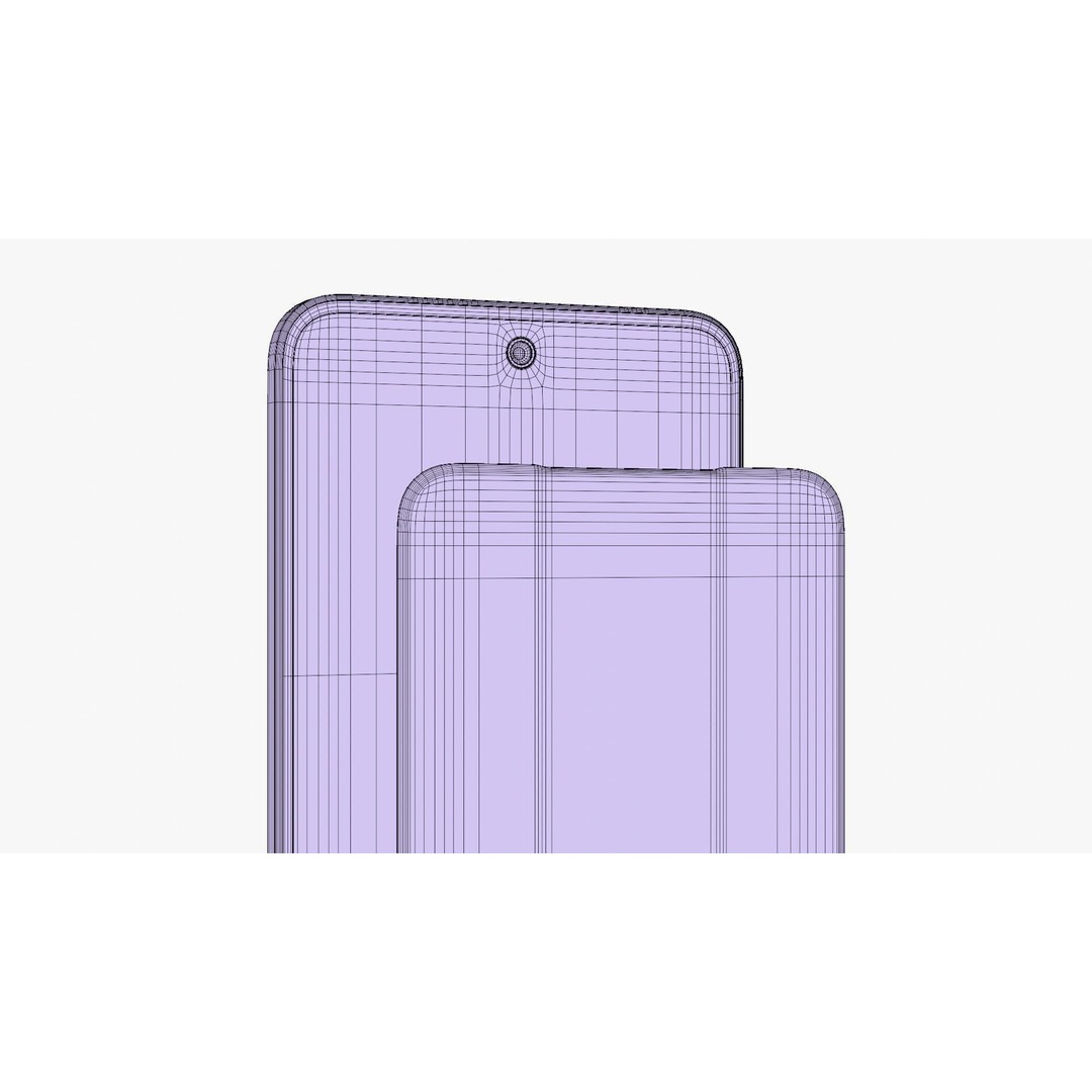 Vivo S20 Pro Black 3D Model – High Poly PBR Smartphone, FBX, OBJ - View 16