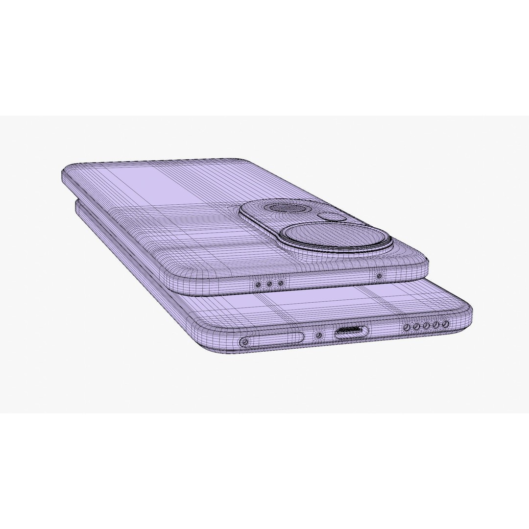 Vivo S20 Pro Black 3D Model – High Poly PBR Smartphone, FBX, OBJ - View 19
