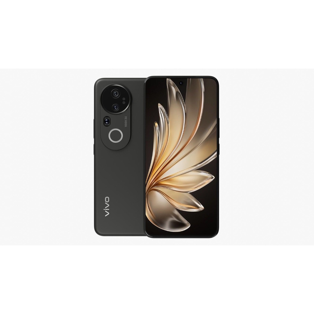 Vivo S20 Pro Black 3D Model – High Poly PBR Smartphone, FBX, OBJ - View 3