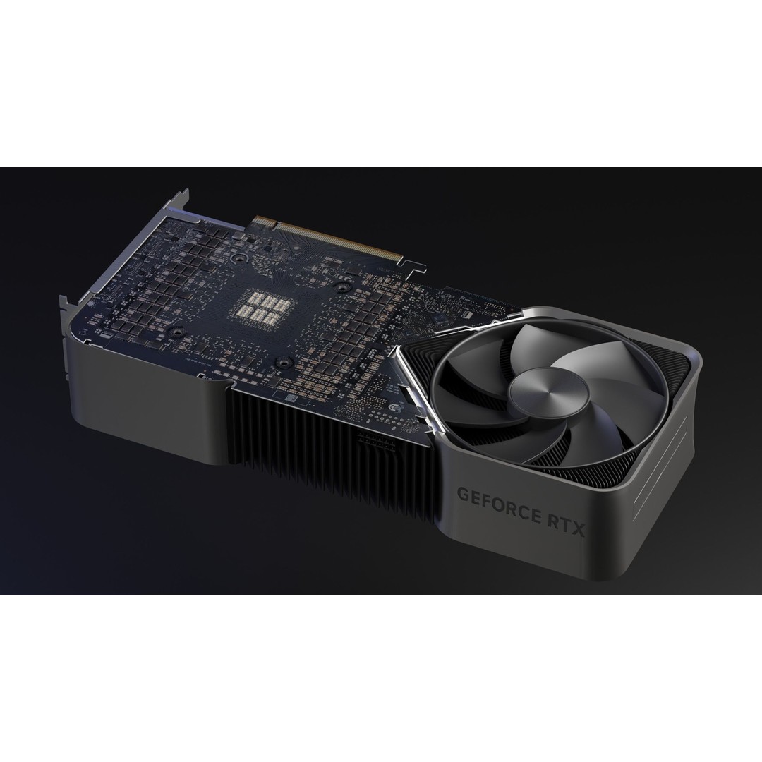 RTX 4090 3D Model – High Detail Gaming GPU with PBR Textures - View 8