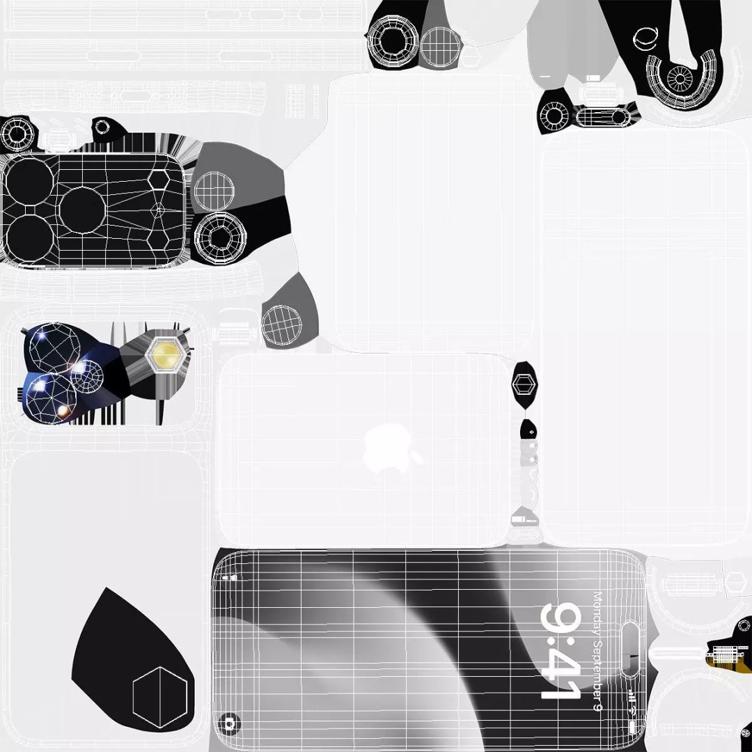 Apple iPhone 17 Pro 3D Model – Realistic PBR Game Asset, FBX, OBJ - View 17