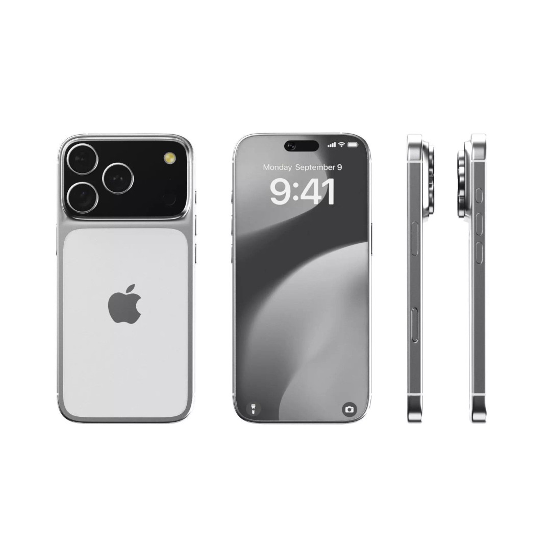 Apple iPhone 17 Pro 3D Model – Realistic PBR Game Asset, FBX, OBJ - View 3
