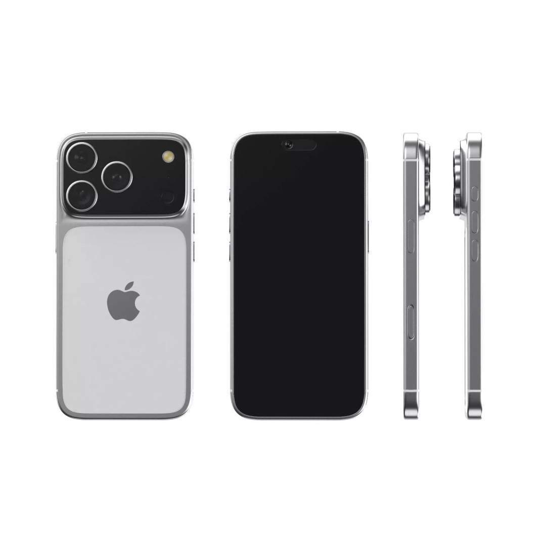 Apple iPhone 17 Pro 3D Model – Realistic PBR Game Asset, FBX, OBJ - View 4
