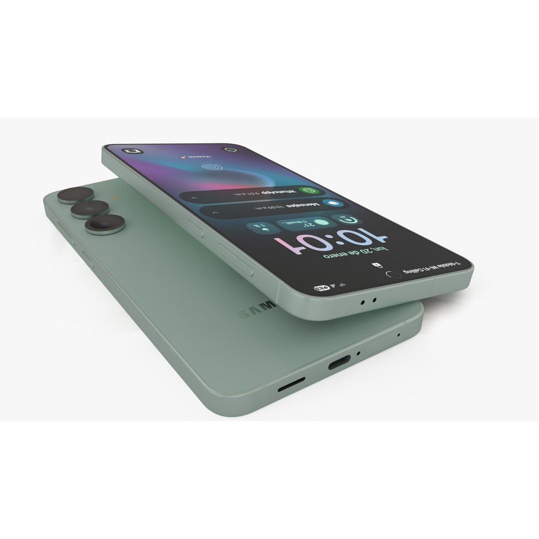 Samsung Galaxy S25 Plus 3D Model – Low Poly PBR Asset, FBX, Blender - View 6