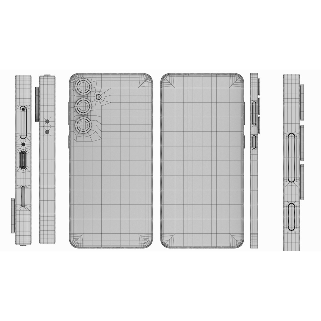 Samsung Galaxy S25 Plus 3D Model – Low Poly PBR Render, FBX, OBJ - View 9