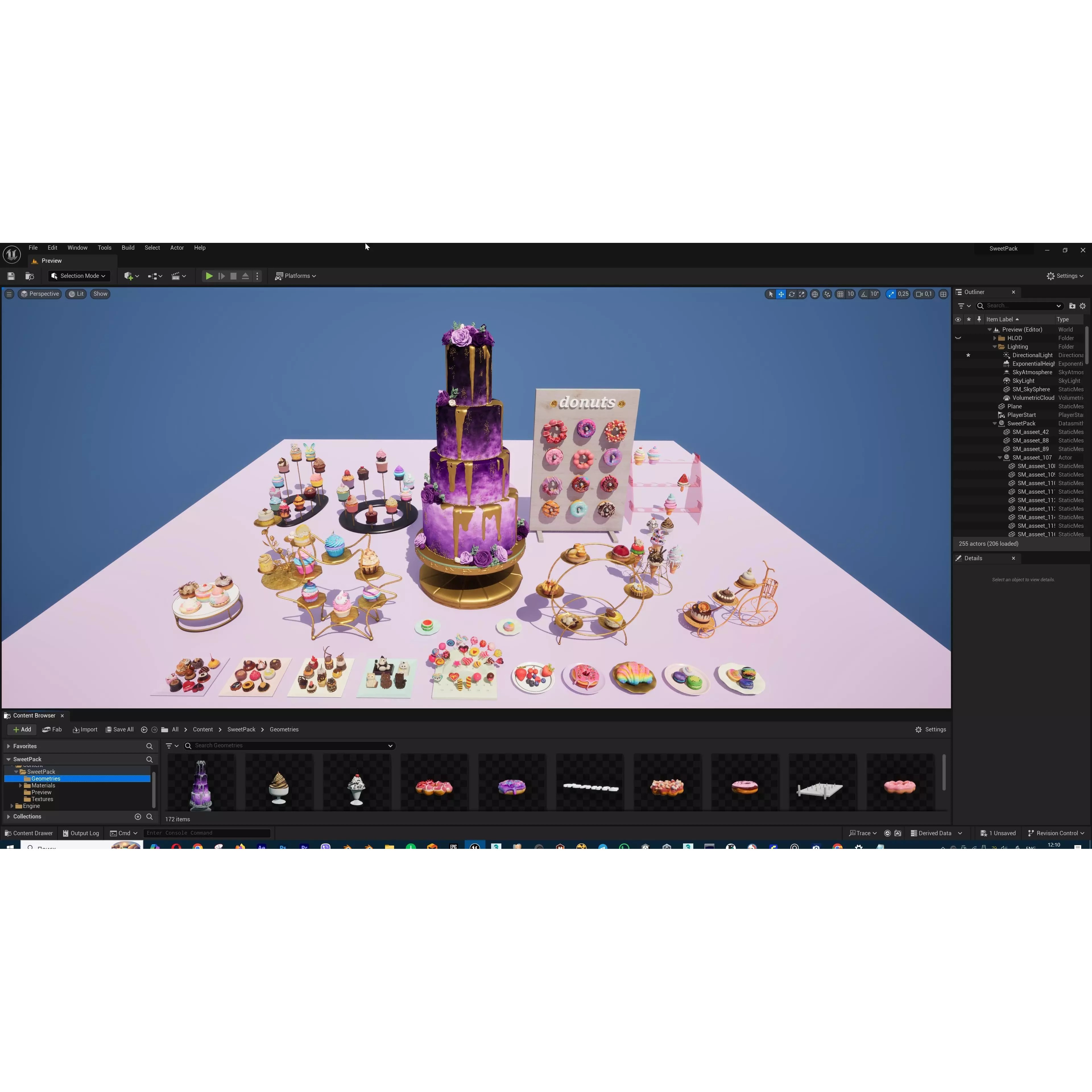 Sweet Dessert Pack - Low-Poly Game-Ready 3D Model