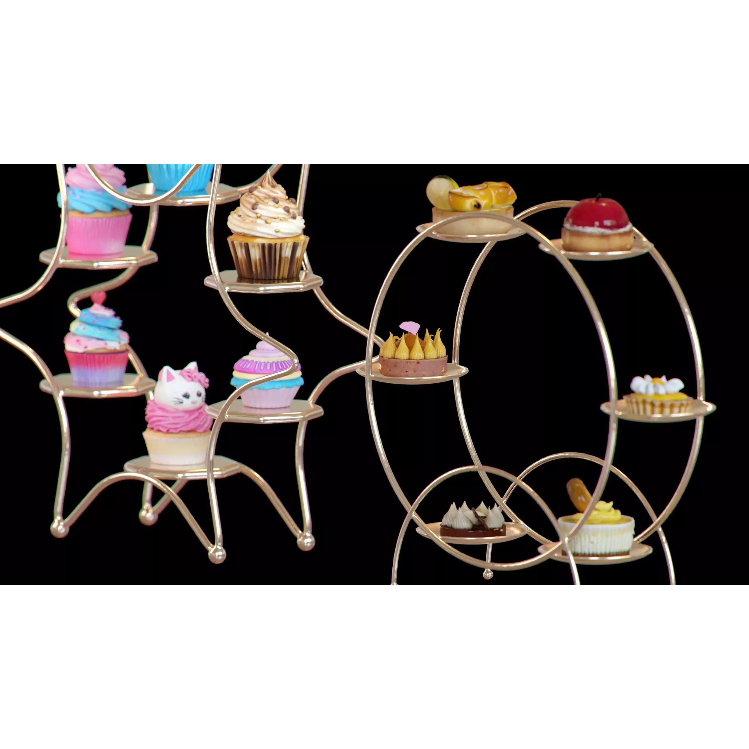 Sweet Dessert Pack - Low-Poly Game-Ready 3D Model - View 13