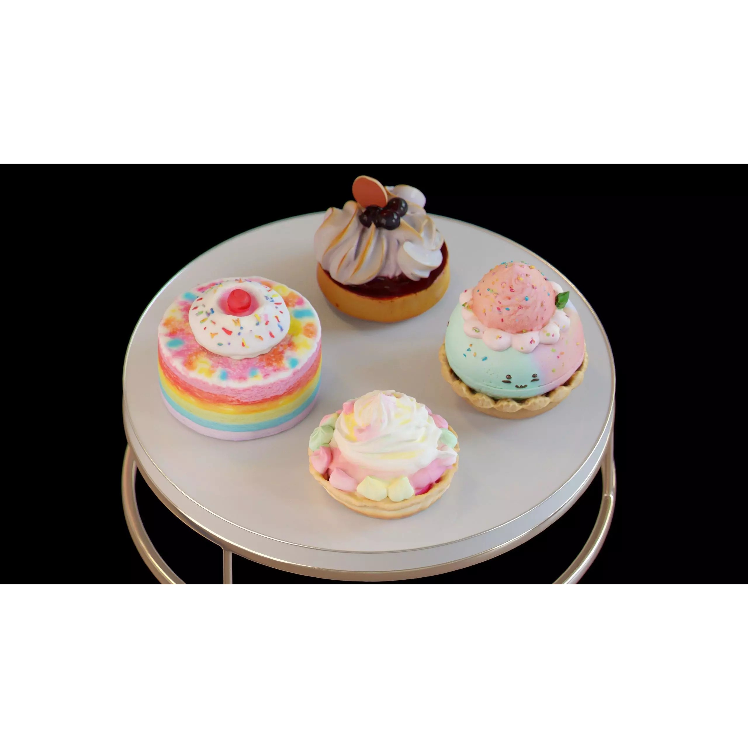 Sweet Dessert Pack - Low-Poly Game-Ready 3D Model - View 16