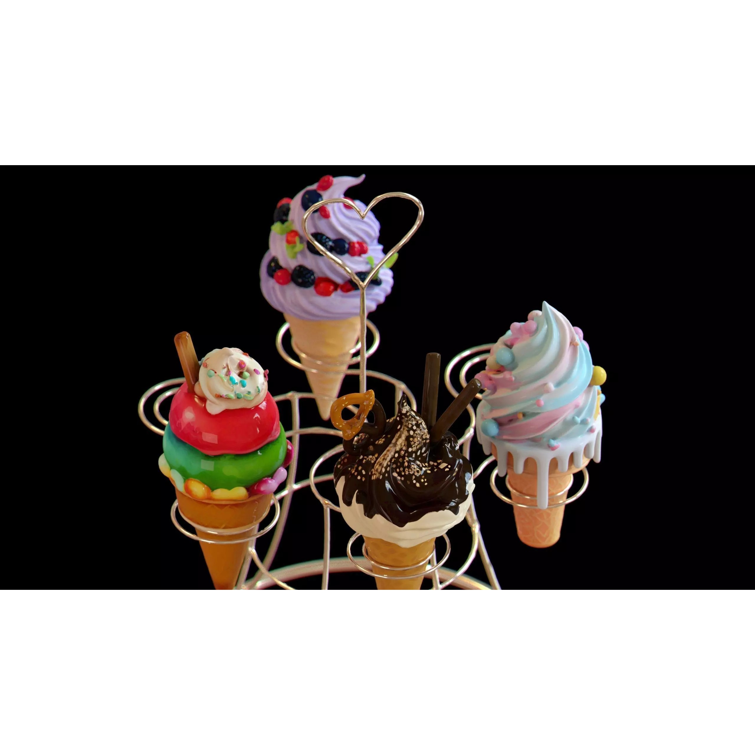 Sweet Dessert Pack - Low-Poly Game-Ready 3D Model - View 18