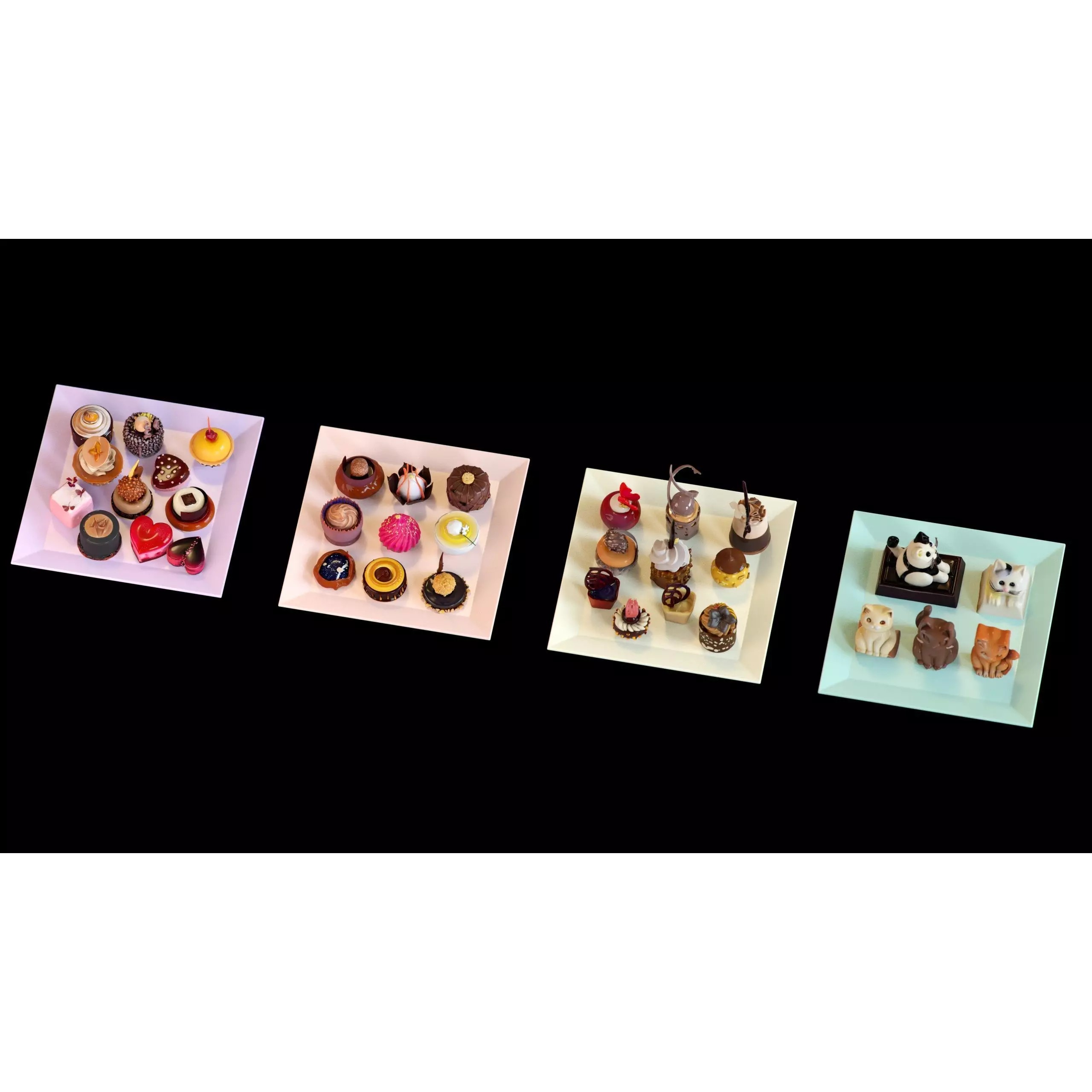 Sweet Dessert Pack - Low-Poly Game-Ready 3D Model - View 20