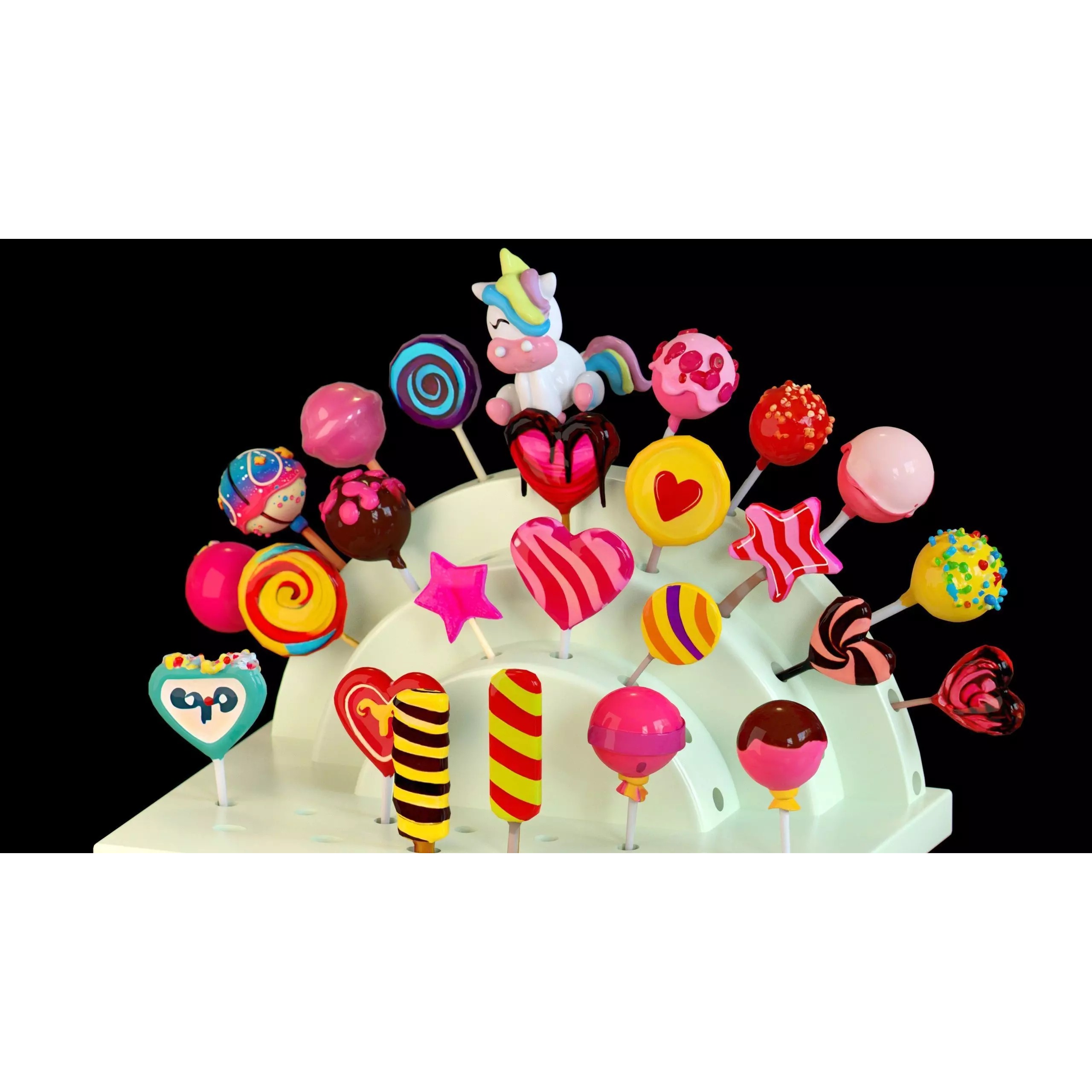 Sweet Dessert Pack - Low-Poly Game-Ready 3D Model - View 27