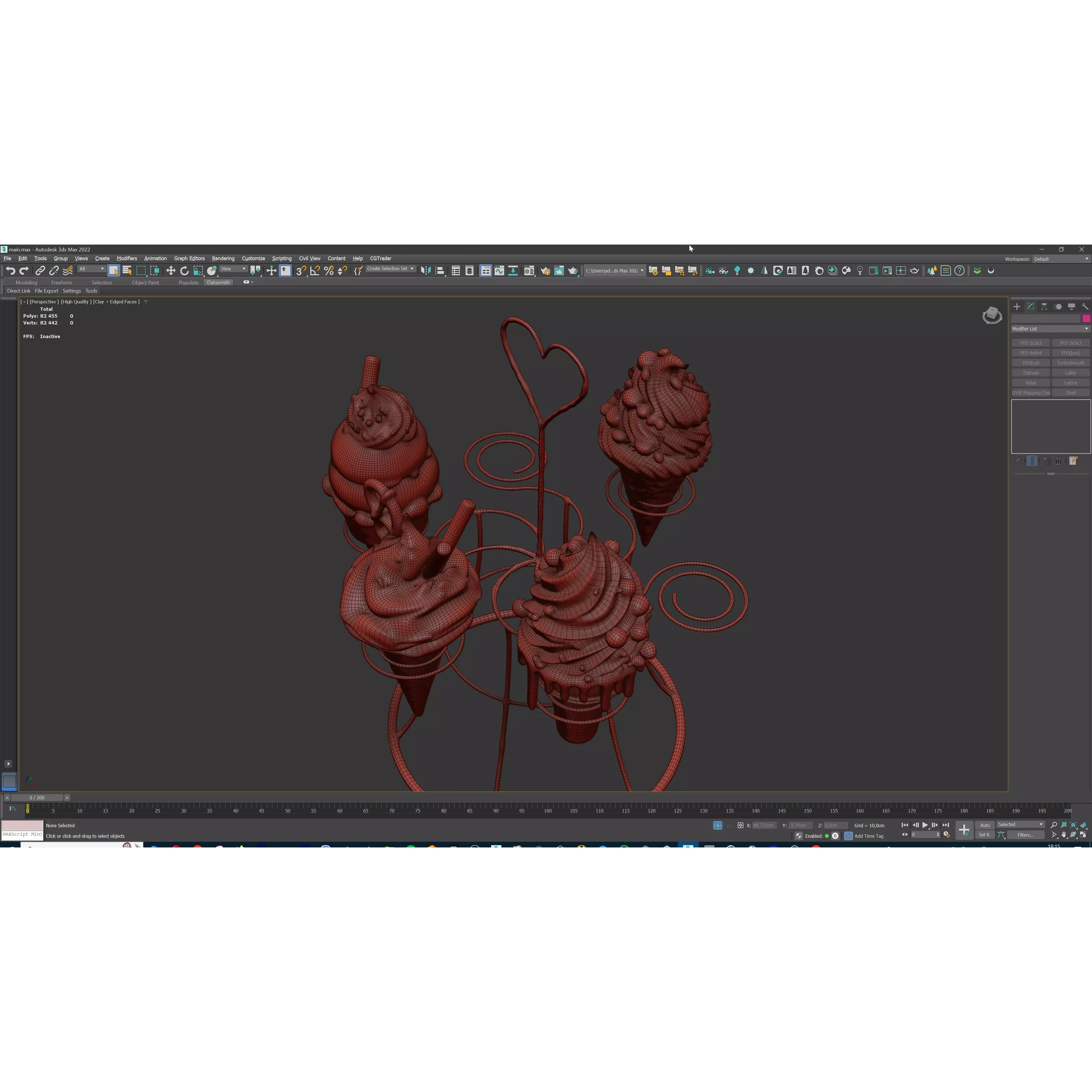 Sweet Dessert Pack - Low-Poly Game-Ready 3D Model - View 36