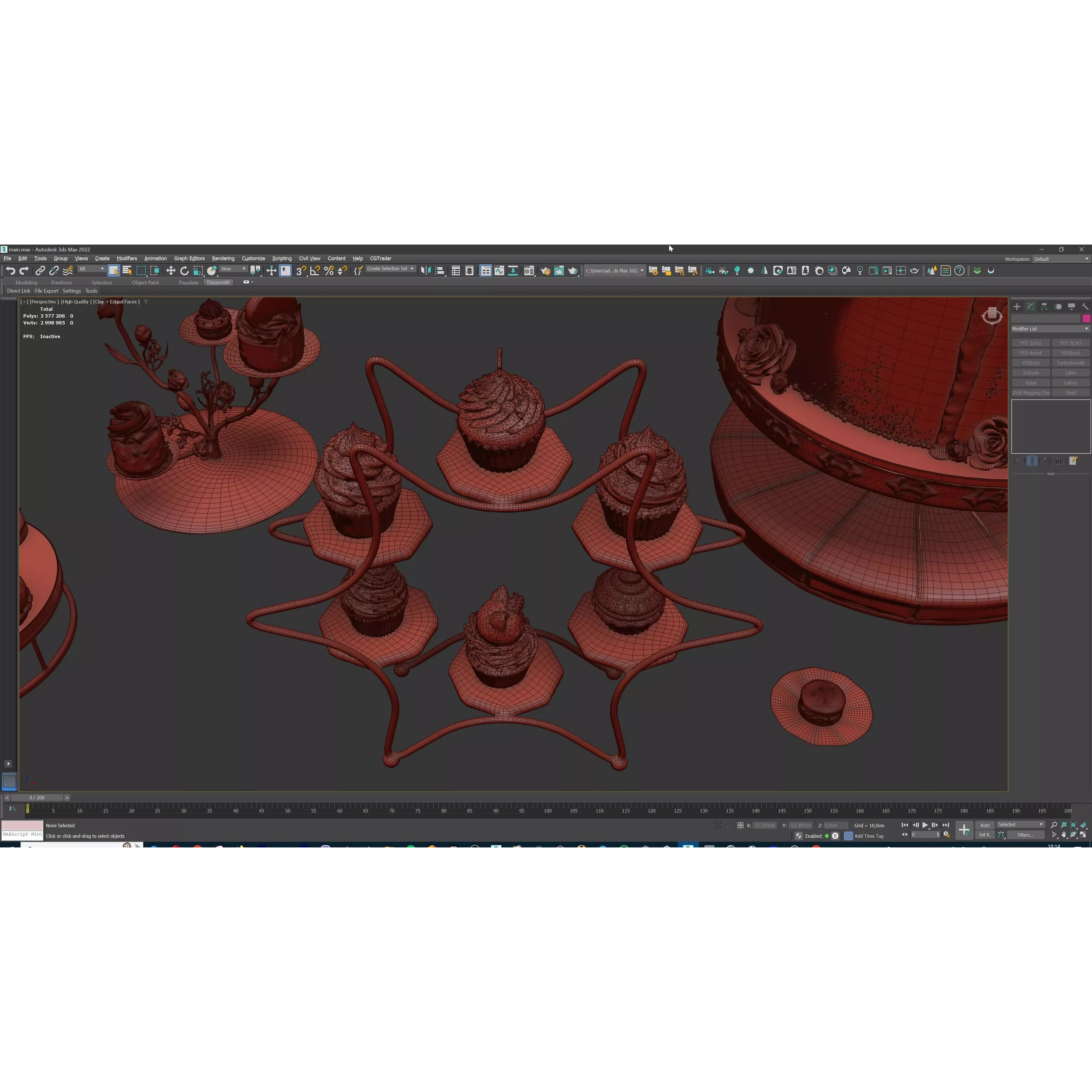 Sweet Dessert Pack - Low-Poly Game-Ready 3D Model - View 37