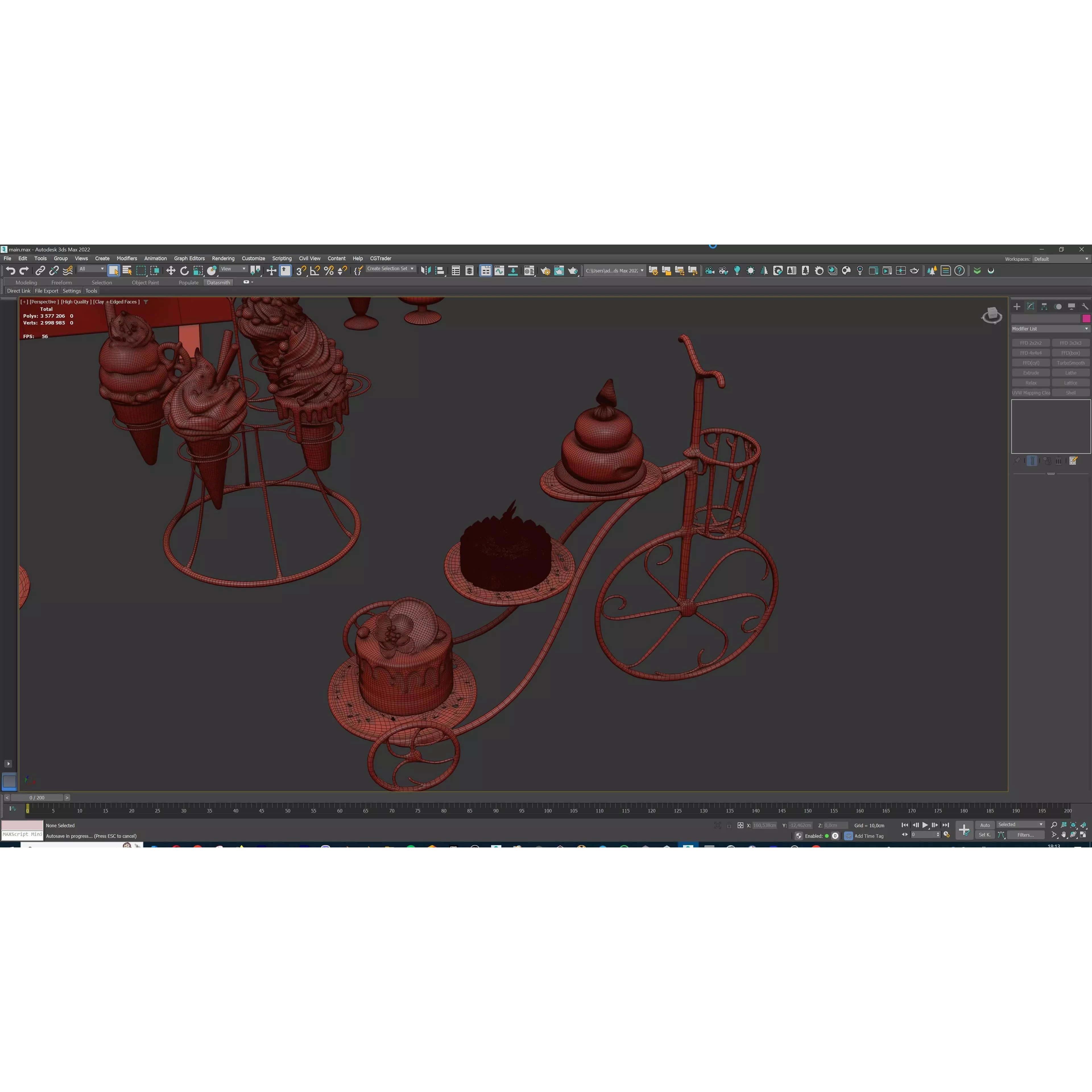 Sweet Dessert Pack - Low-Poly Game-Ready 3D Model - View 39