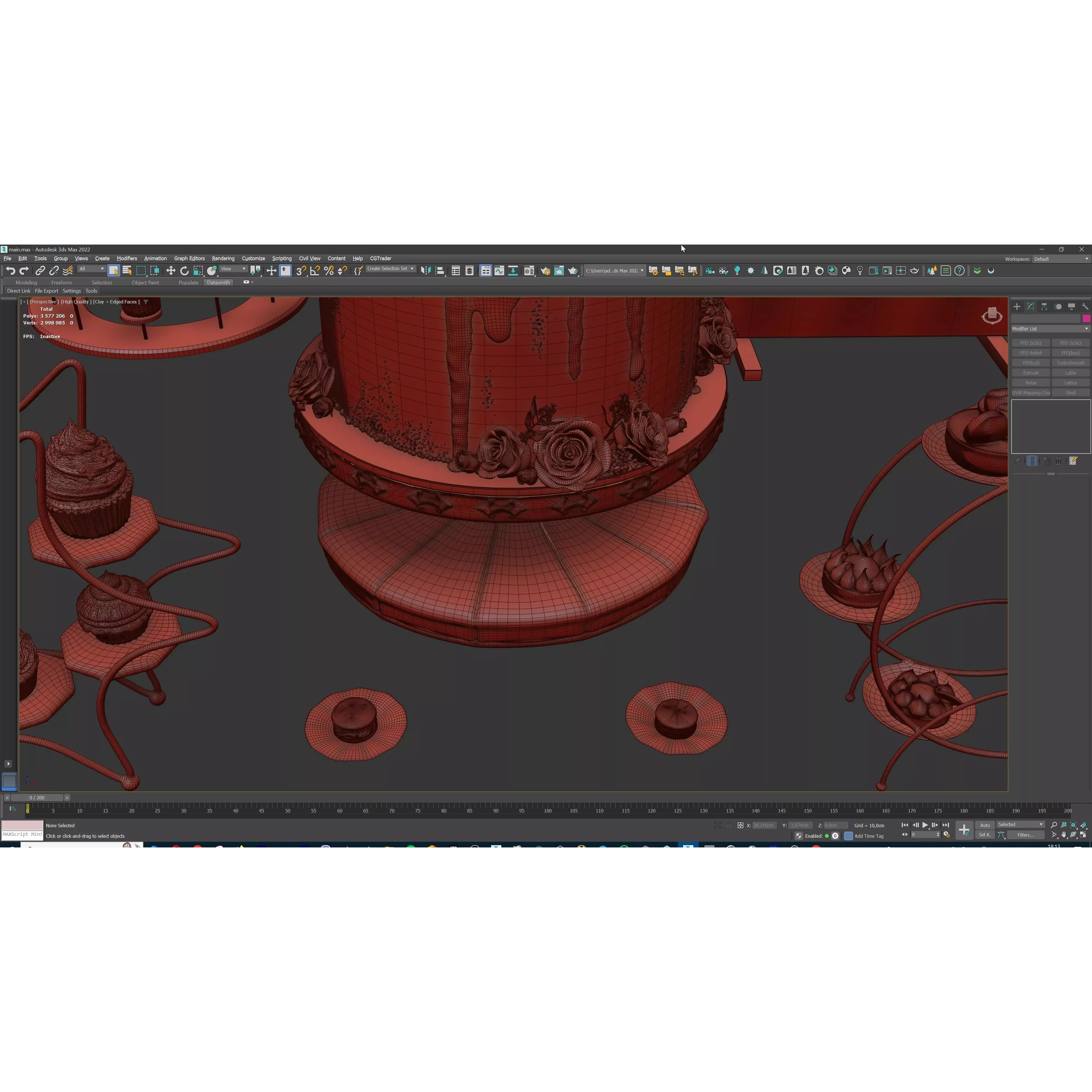 Sweet Dessert Pack - Low-Poly Game-Ready 3D Model - View 46