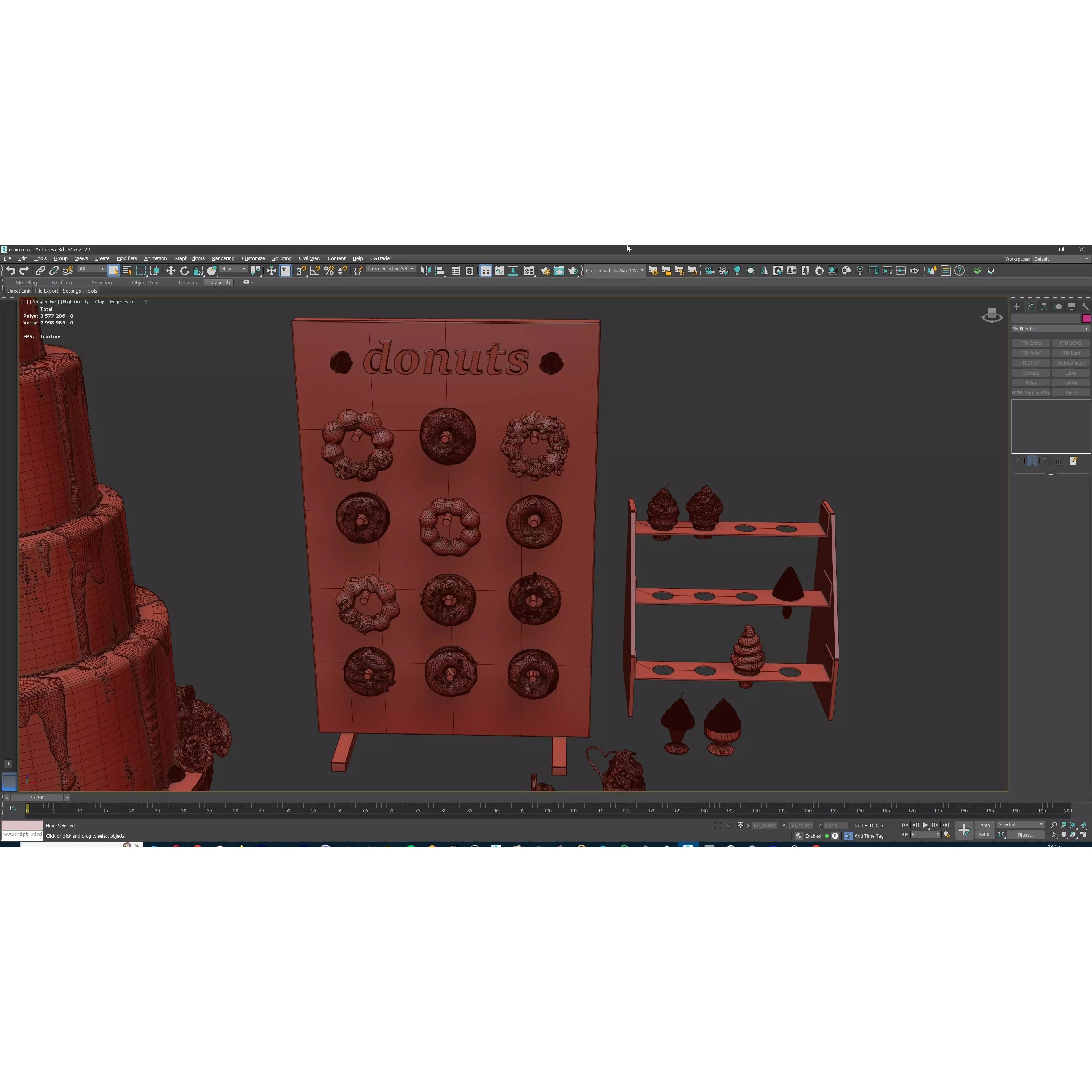 Sweet Dessert Pack - Low-Poly Game-Ready 3D Model - View 47