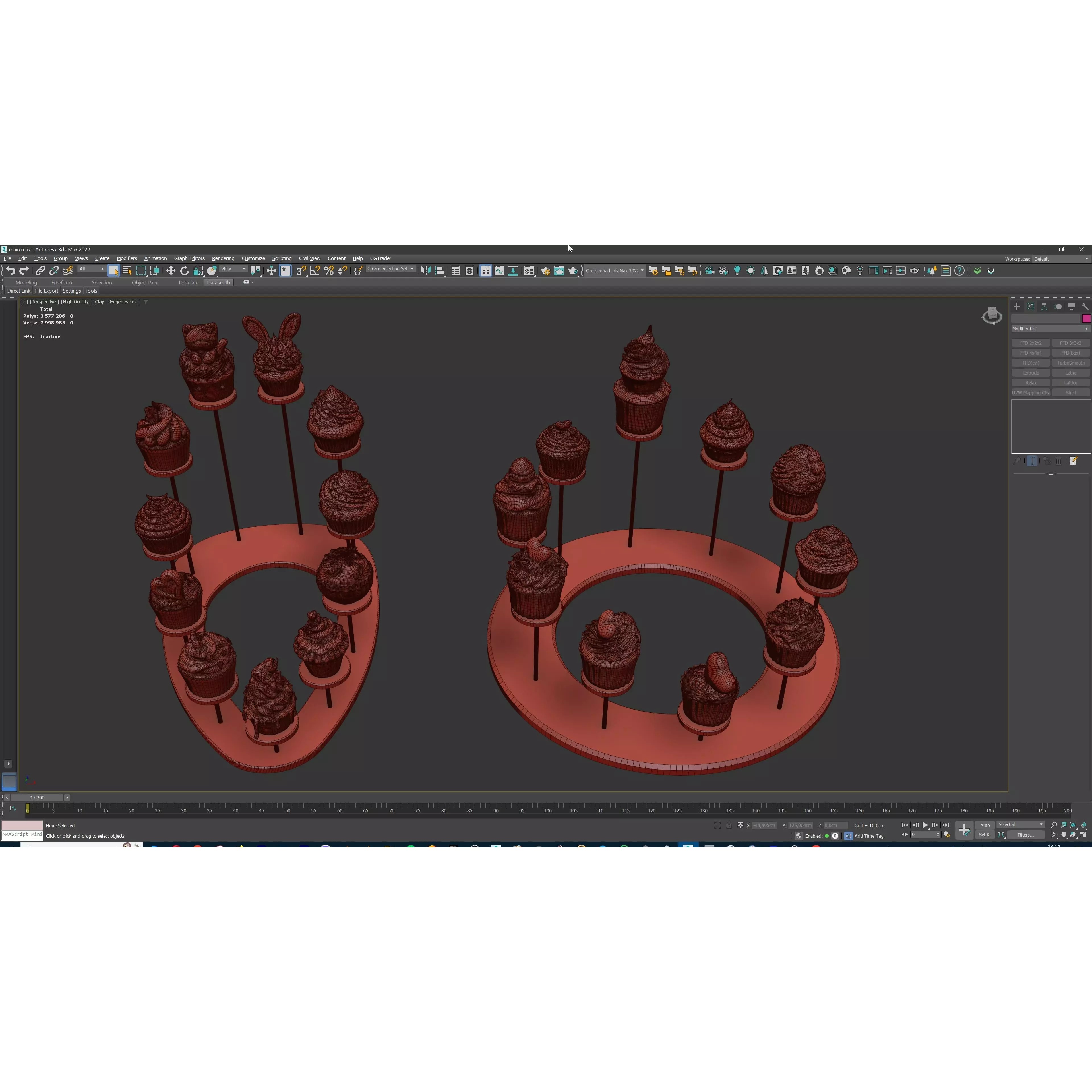 Sweet Dessert Pack - Low-Poly Game-Ready 3D Model - View 48
