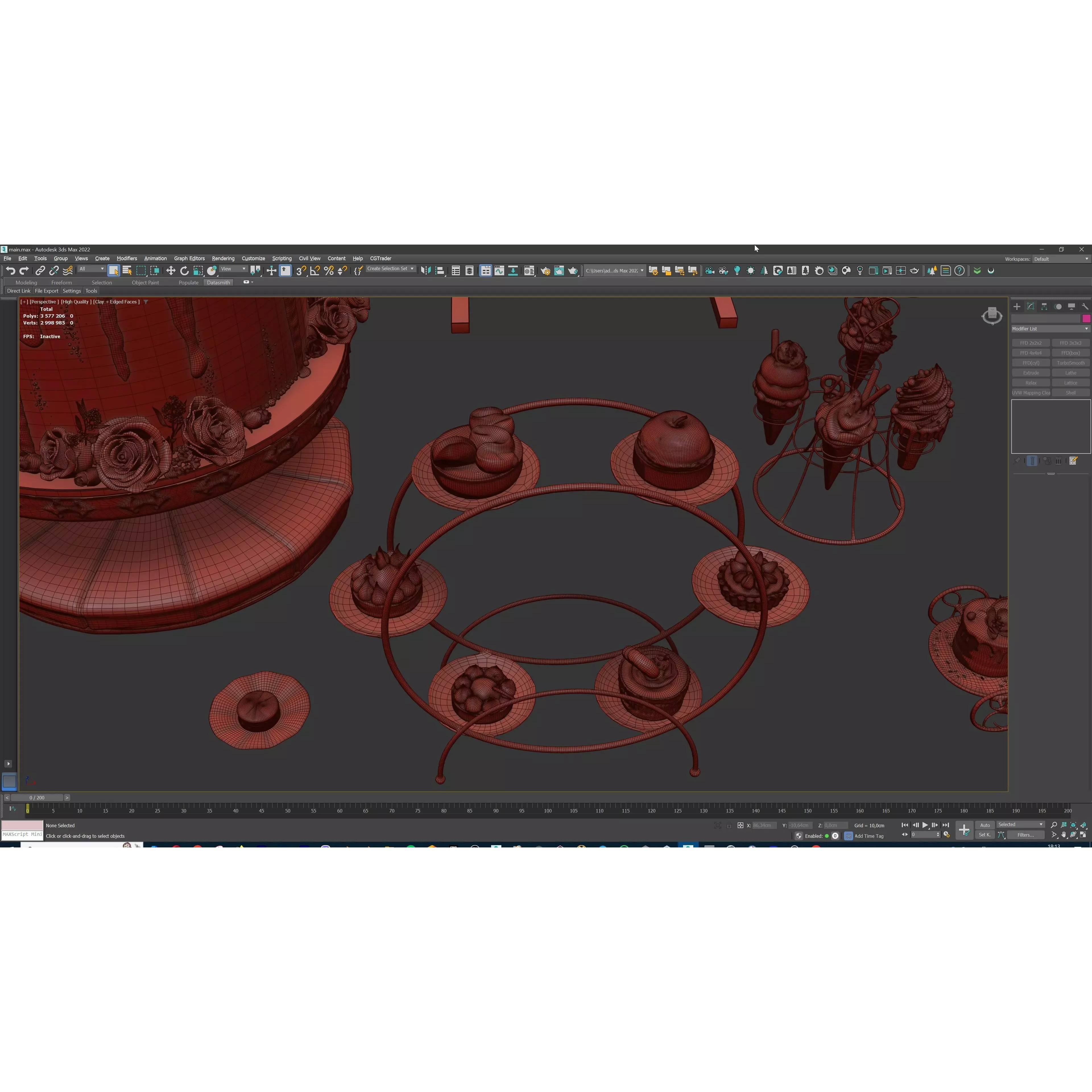 Sweet Dessert Pack - Low-Poly Game-Ready 3D Model - View 50