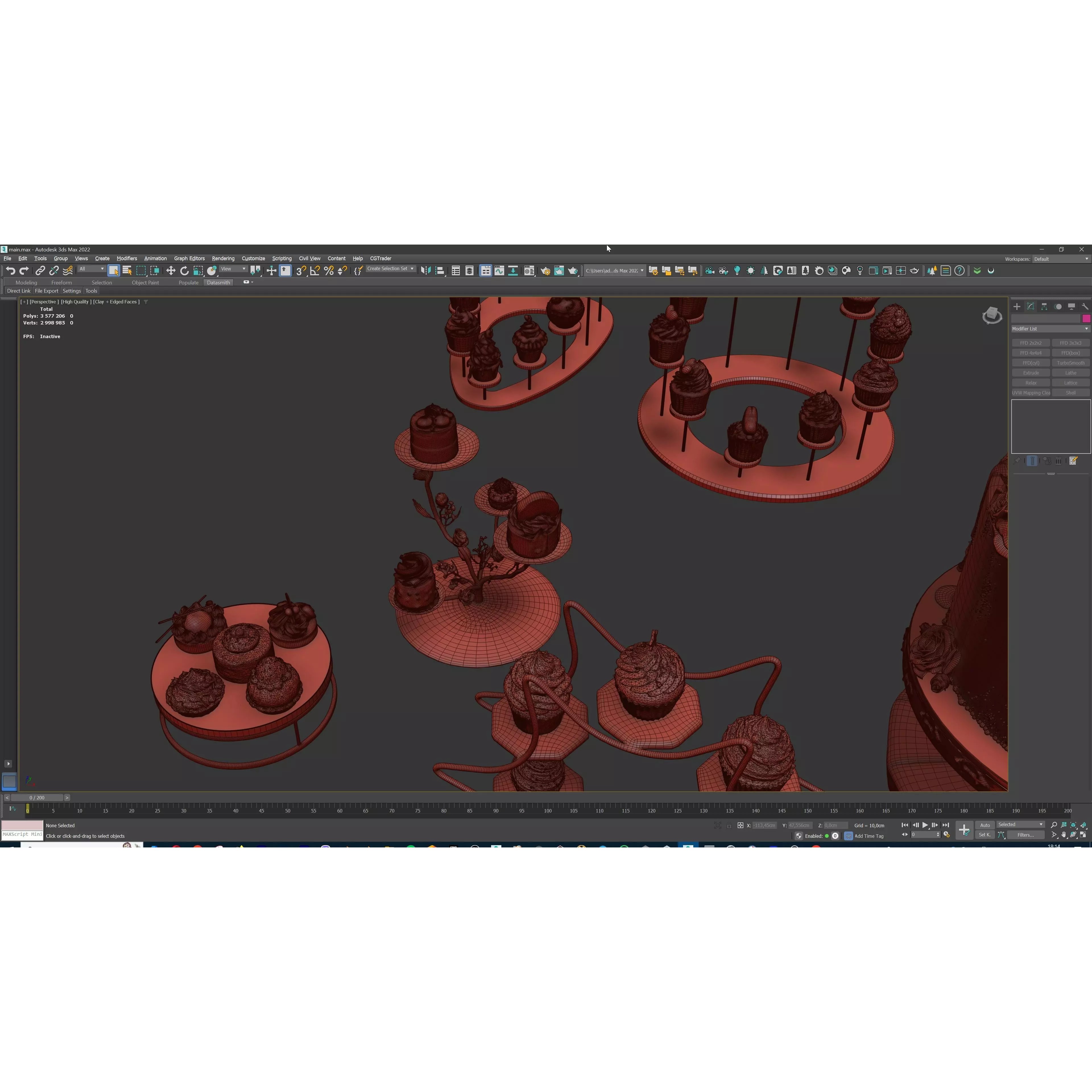 Sweet Dessert Pack - Low-Poly Game-Ready 3D Model - View 53