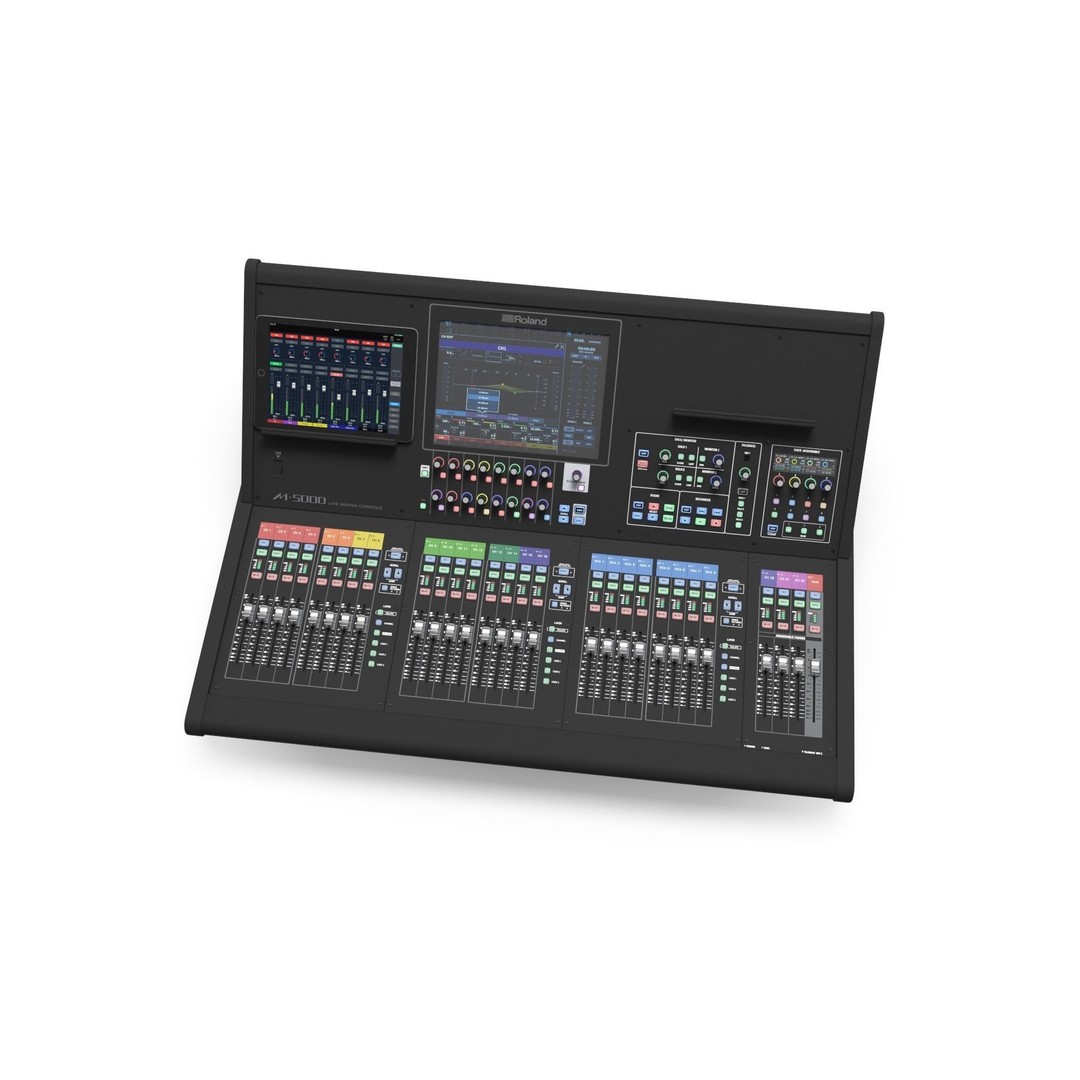 Roland M-5000 Mixing Console 3D Model – High Poly PBR Asset, FBX - View 12