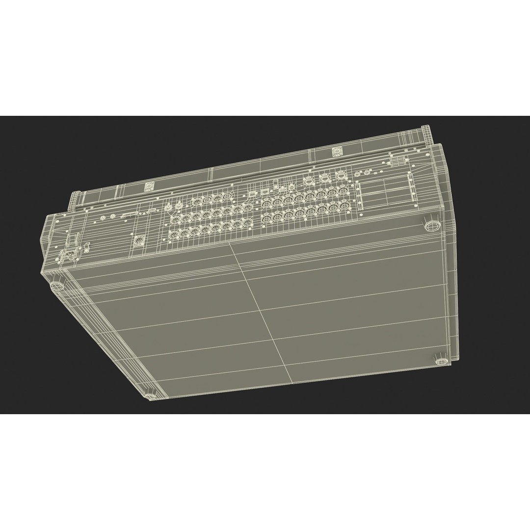Roland M-5000 Mixing Console 3D Model – High Poly PBR Asset, FBX - View 35