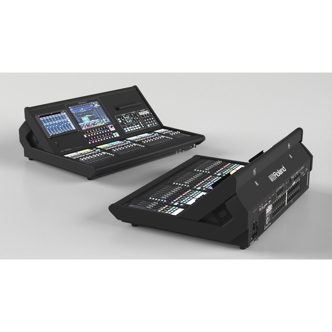 Roland M-5000 Mixing Console 3D Model – High Poly PBR Asset, FBX - View 8