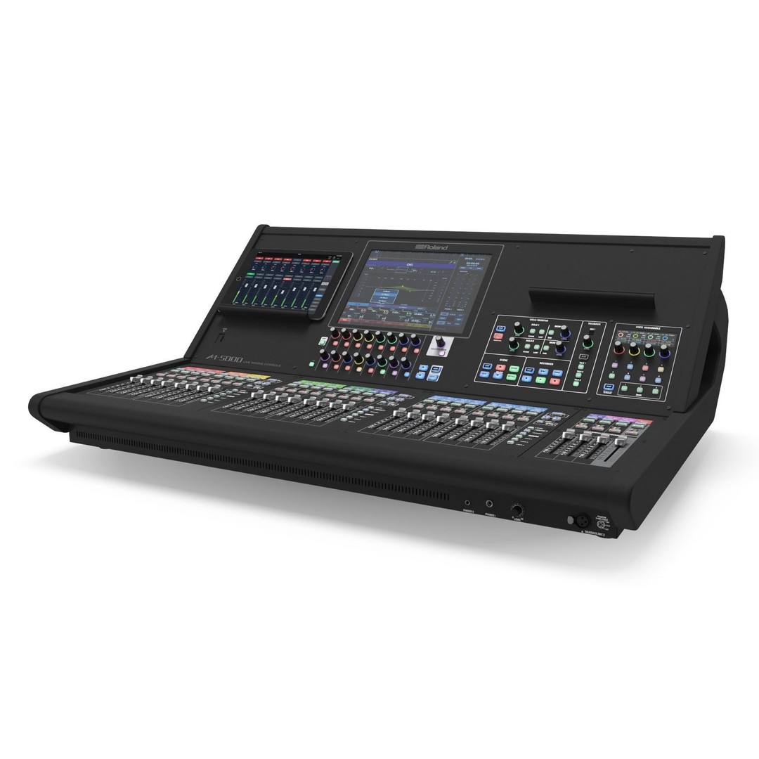 Roland M-5000 Mixing Console 3D Model – High Poly PBR Asset, FBX - View 9