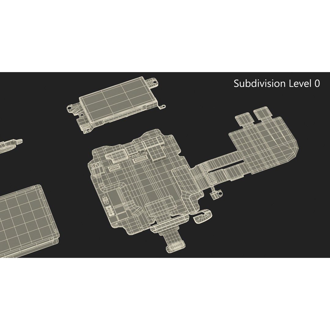 Apple Watch Series SE Spare Parts 3D Model – Detailed Disassembled Parts - View 16
