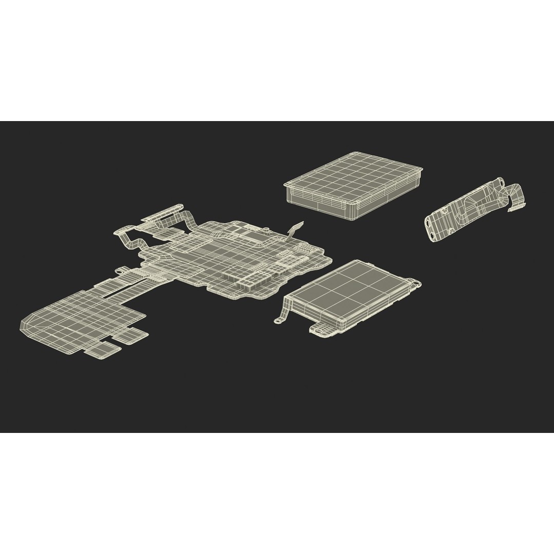 Apple Watch Series SE Spare Parts 3D Model – Detailed Disassembled Parts - View 26