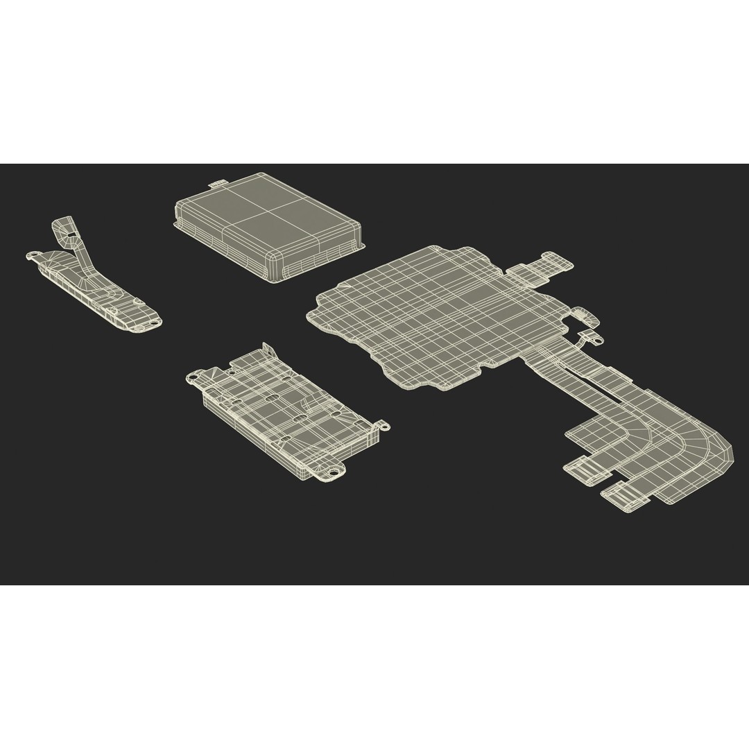 Apple Watch Series SE Spare Parts 3D Model – Detailed Disassembled Parts - View 27