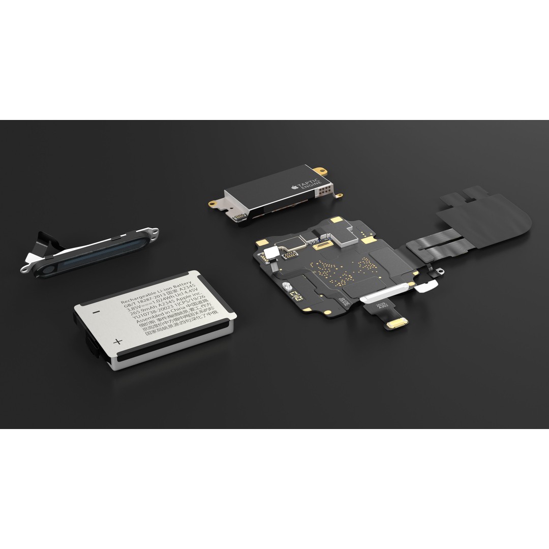 Apple Watch Series SE Spare Parts 3D Model – Detailed Disassembled Parts - View 5