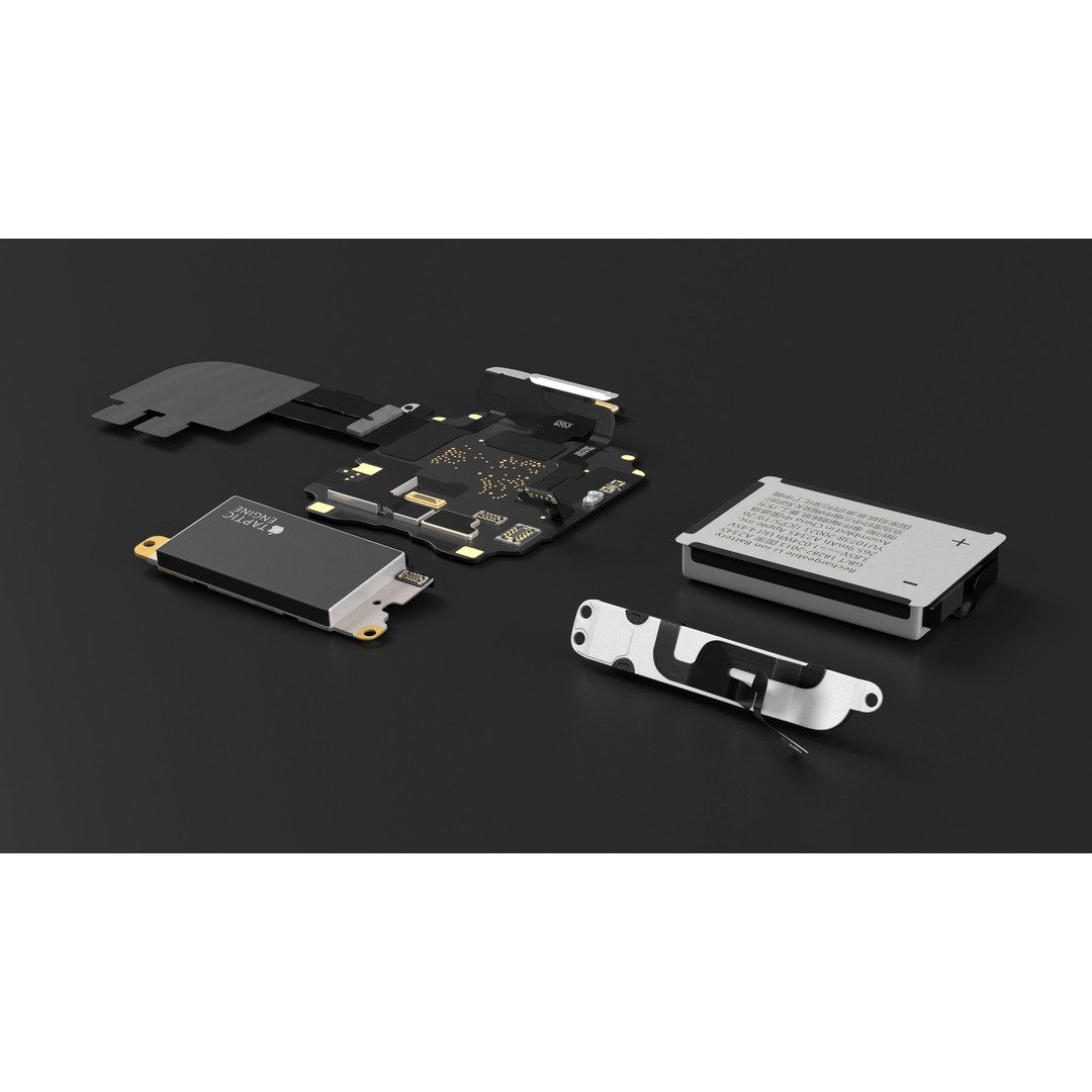 Apple Watch Series SE Spare Parts 3D Model – Detailed Disassembled Parts - View 6