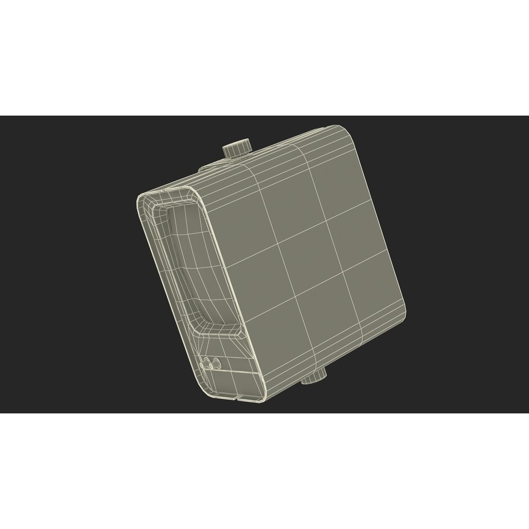 Vintage DVK-2 Computer Monitor 3D Model – High Poly PBR Asset, FBX, OBJ - View 24