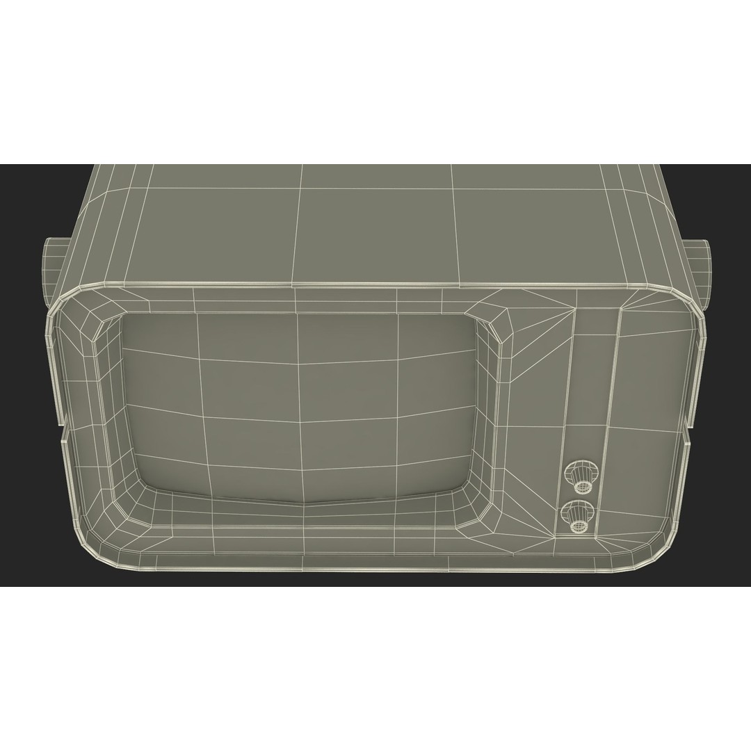 Vintage DVK-2 Computer Monitor 3D Model – High Poly PBR Asset, FBX, OBJ - View 27