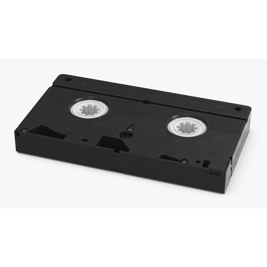 VHS Player 3D Model – Vintage JVC HR-3330TR with Sony Cassette - View 16