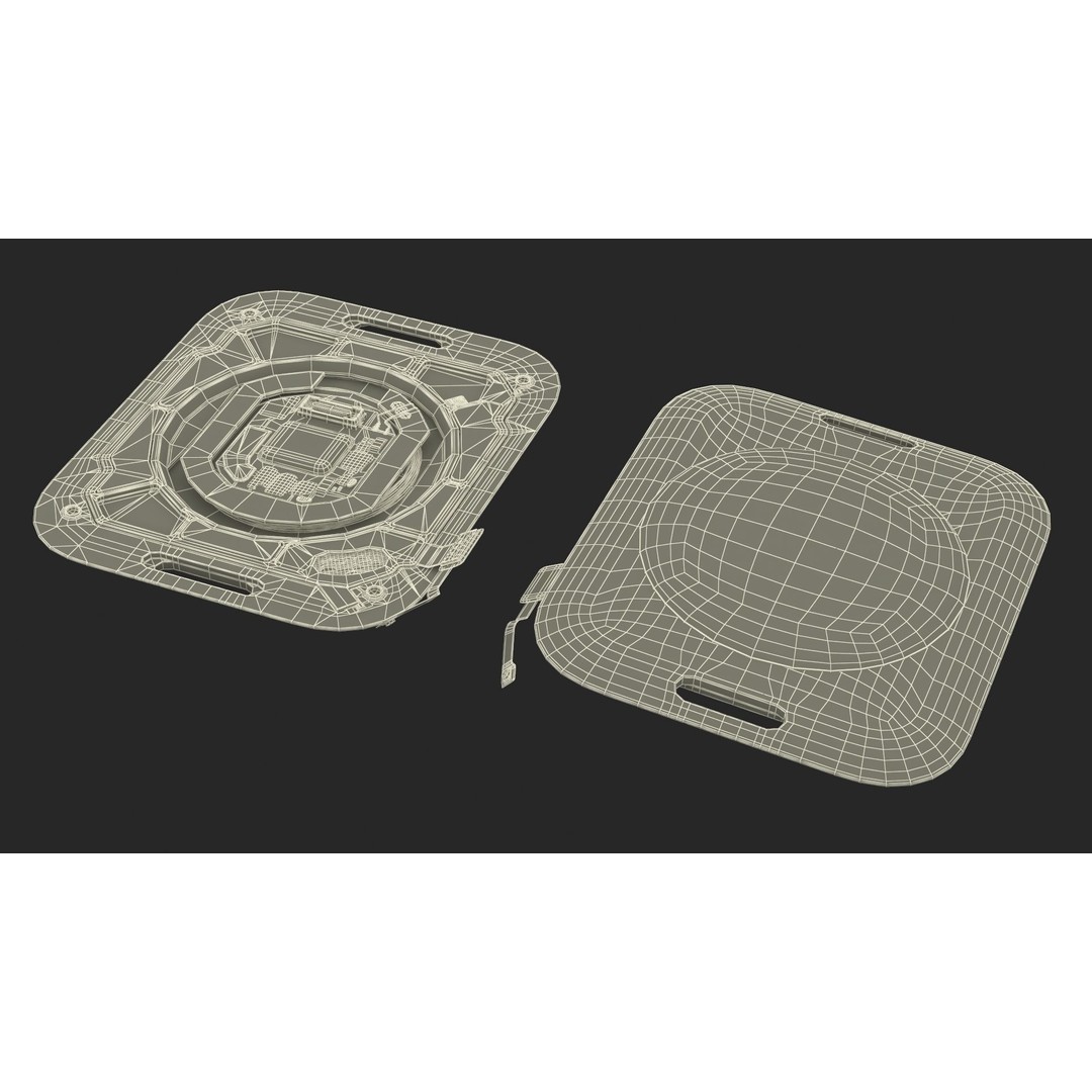 Apple Watch Main Shell Aluminum 3D Model – High Poly PBR Asset, FBX, OBJ