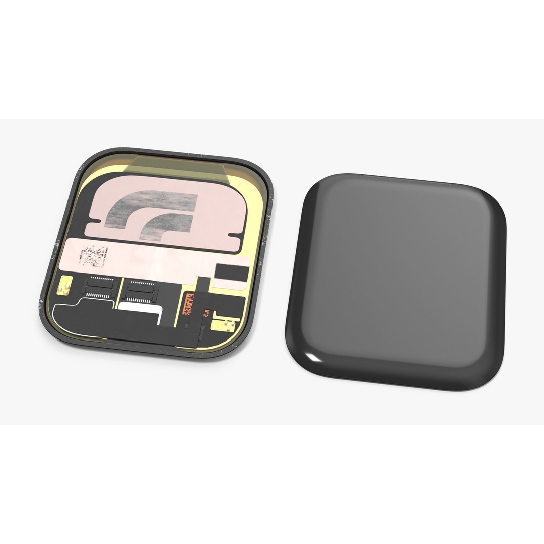 Apple Watch Main Shell Aluminum 3D Model – High Poly PBR Asset, FBX, OBJ - View 9