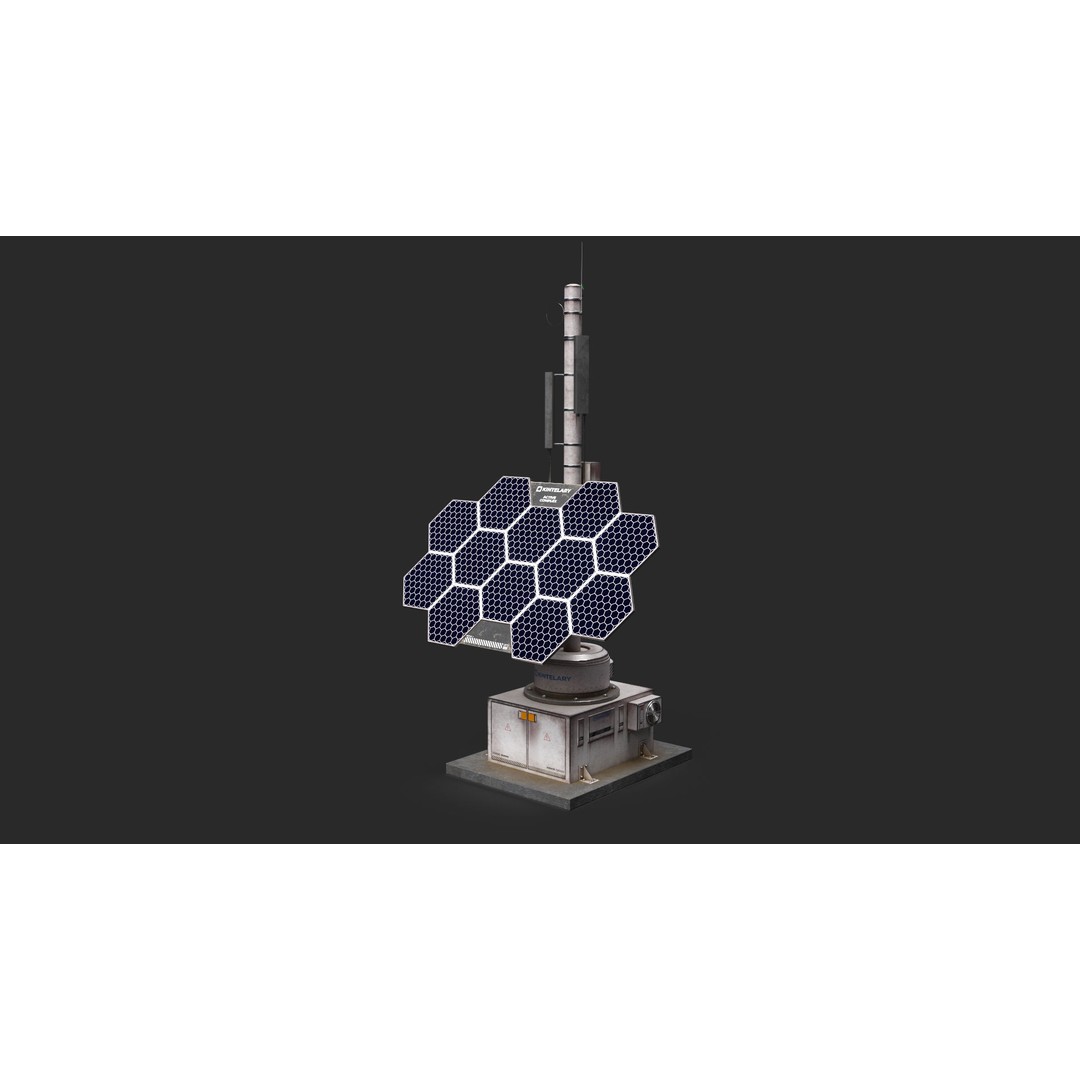 Solar Panels 3D Model – Low Poly PBR Asset with 8K Textures, FBX/OBJ - View 17