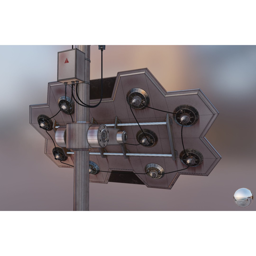 Solar Panels 3D Model – Low Poly PBR Asset with 8K Textures, FBX/OBJ - View 22