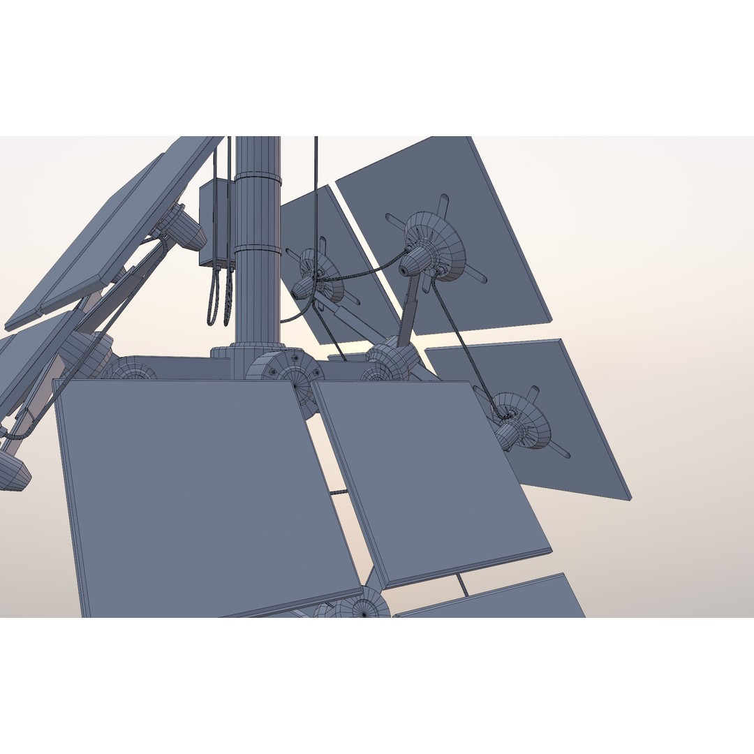 Solar Panels 3D Model – Low Poly PBR Asset with 8K Textures, FBX/OBJ - View 29