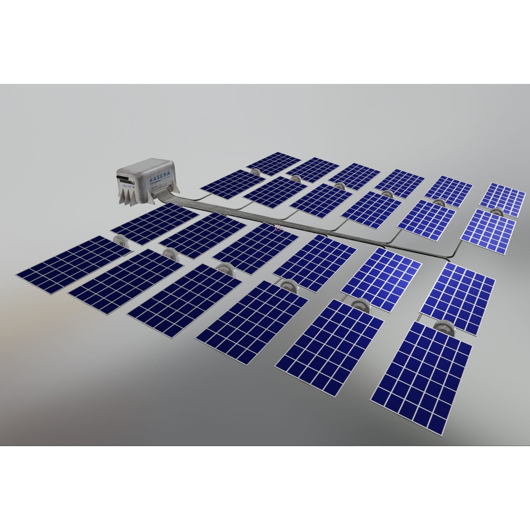 Solar Panels 3D Model – Low Poly PBR Asset with 8K Textures, FBX/OBJ - View 50