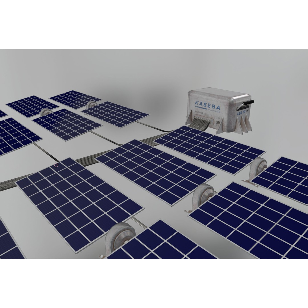 Solar Panels 3D Model – Low Poly PBR Asset with 8K Textures, FBX/OBJ - View 53