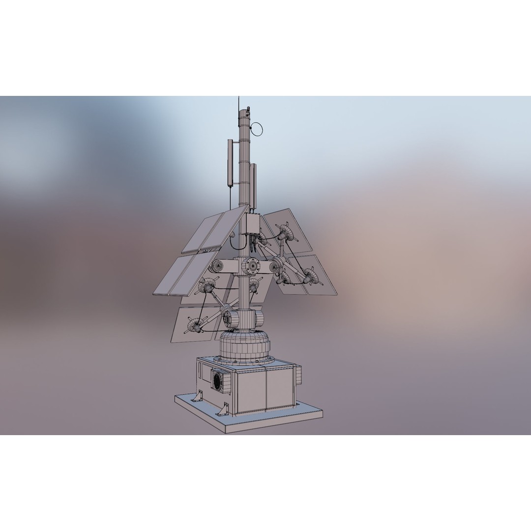 Solar Panels 3D Model – Low Poly PBR Asset with 8K Textures, FBX/OBJ - View 57