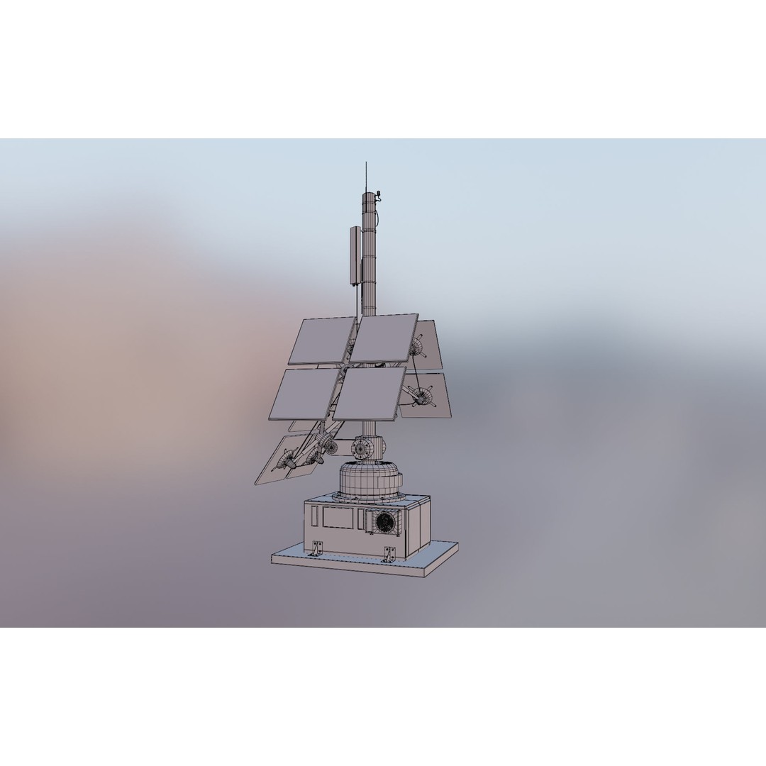 Solar Panels 3D Model – Low Poly PBR Asset with 8K Textures, FBX/OBJ - View 60