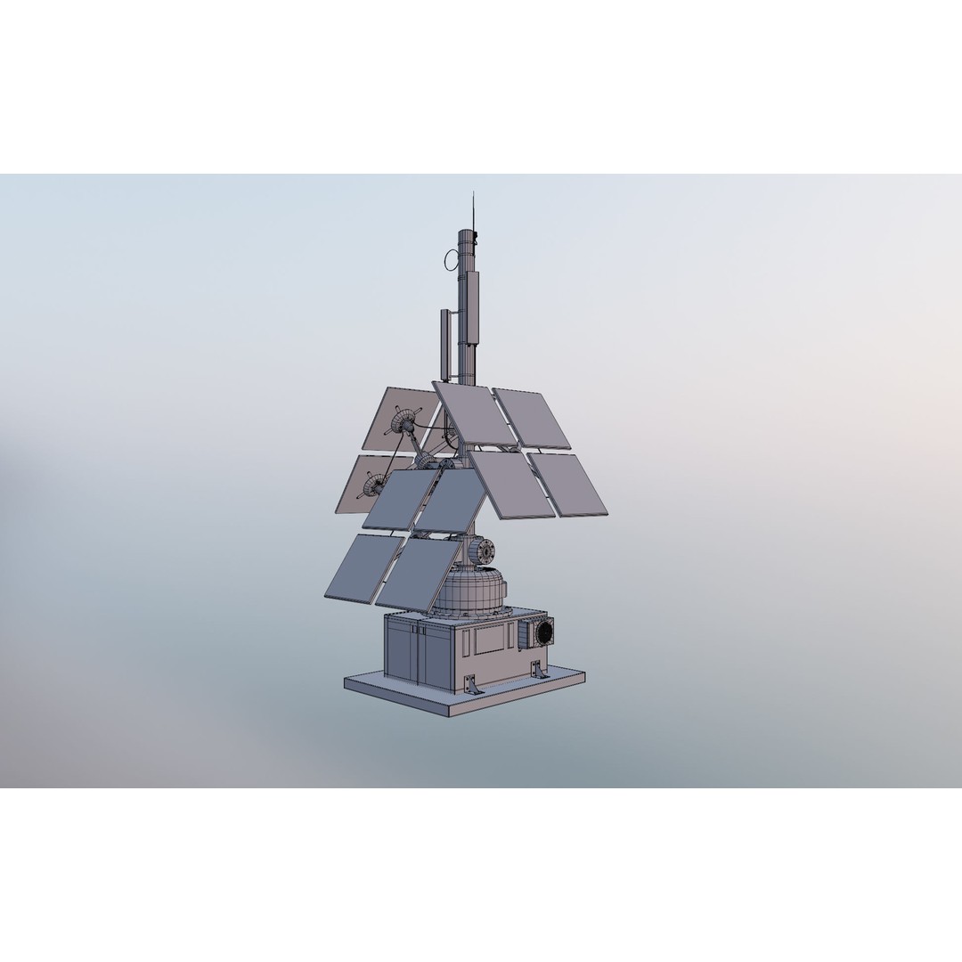 Solar Panels 3D Model – Low Poly PBR Asset with 8K Textures, FBX/OBJ - View 63