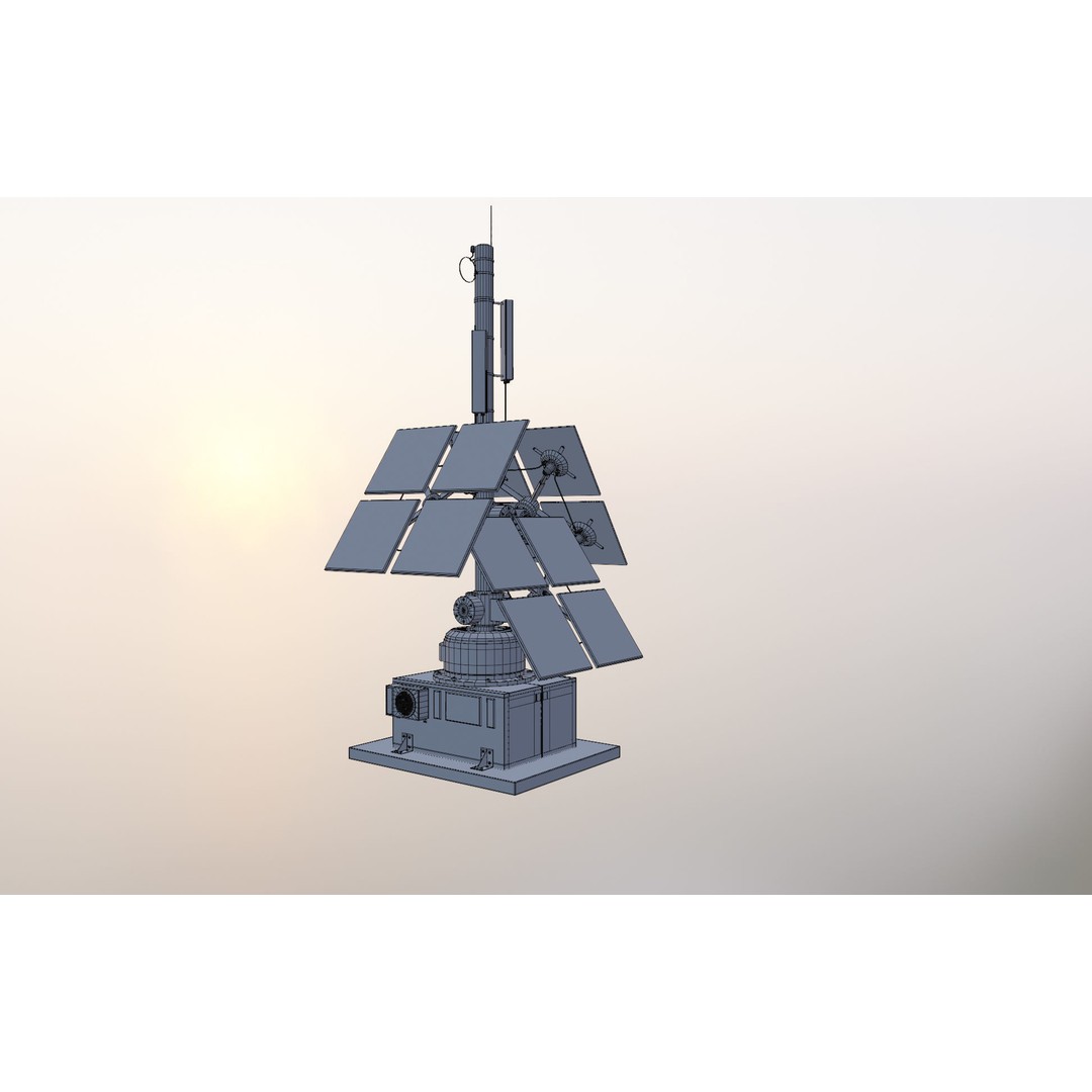 Solar Panels 3D Model – Low Poly PBR Asset with 8K Textures, FBX/OBJ - View 66