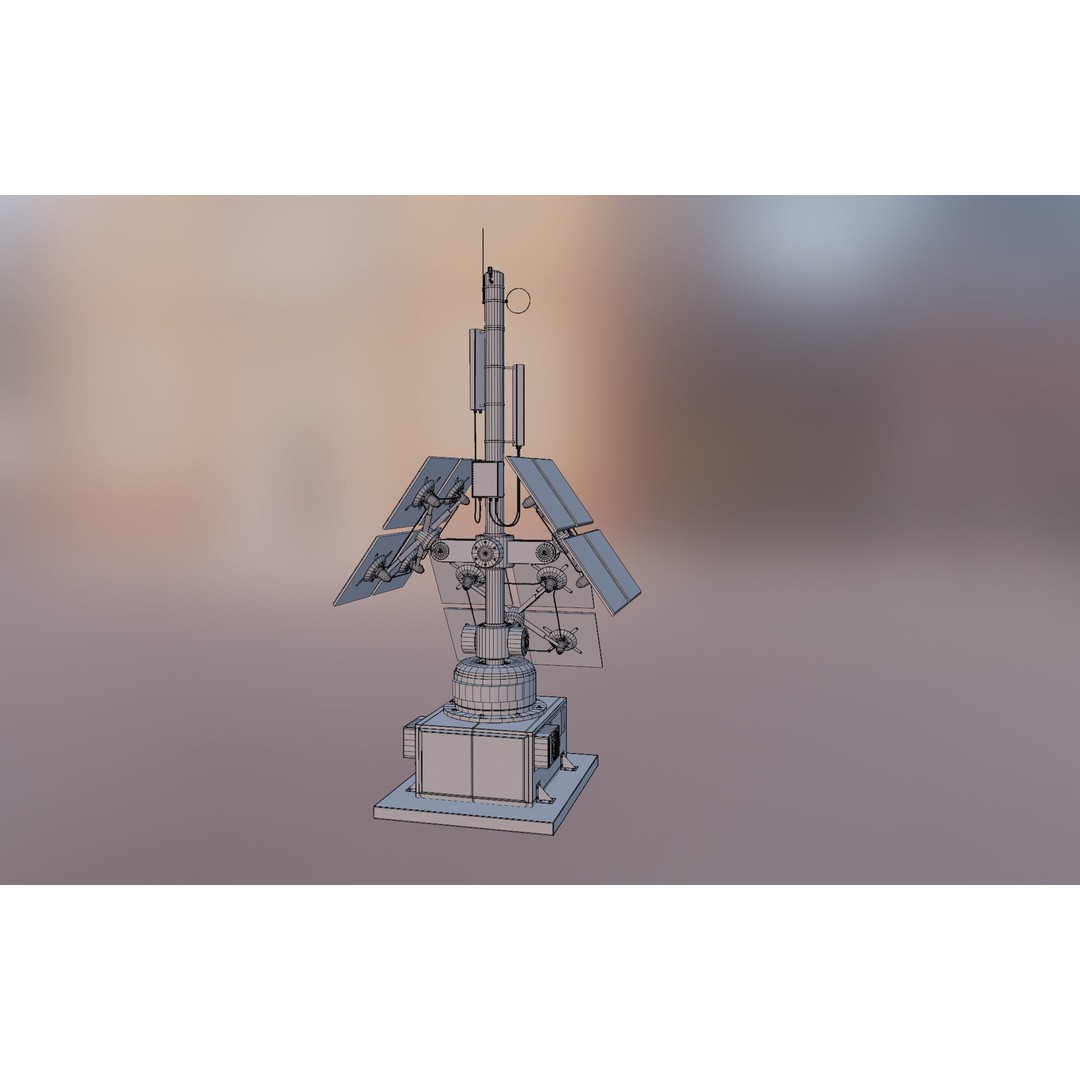 Solar Panels 3D Model – Low Poly PBR Asset with 8K Textures, FBX/OBJ - View 69
