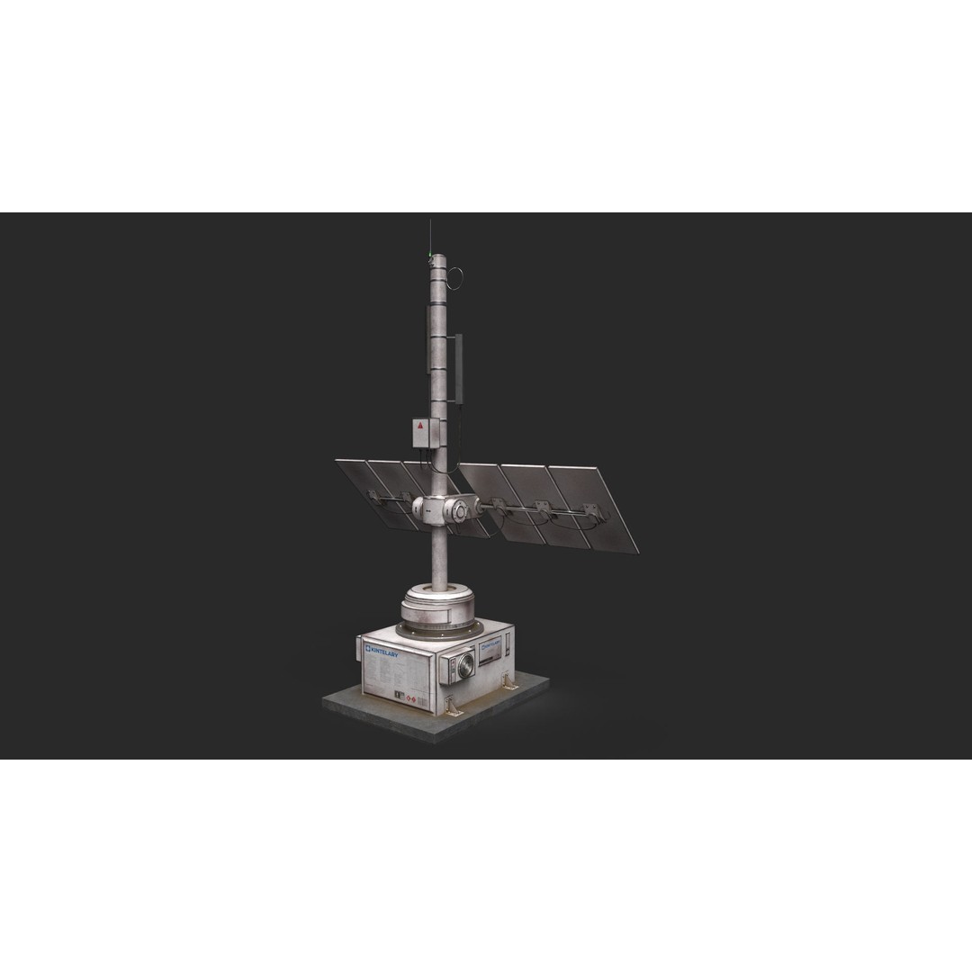Solar Panels 3D Model – Low Poly PBR Asset with 8K Textures, FBX/OBJ - View 9