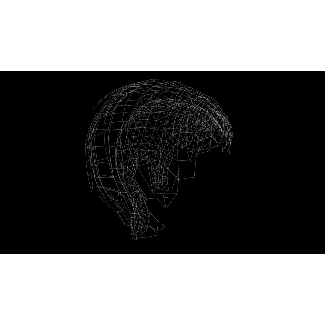 Pexie Short Hair 3D Model – Low Poly Realistic Hair Asset, FBX - View 15