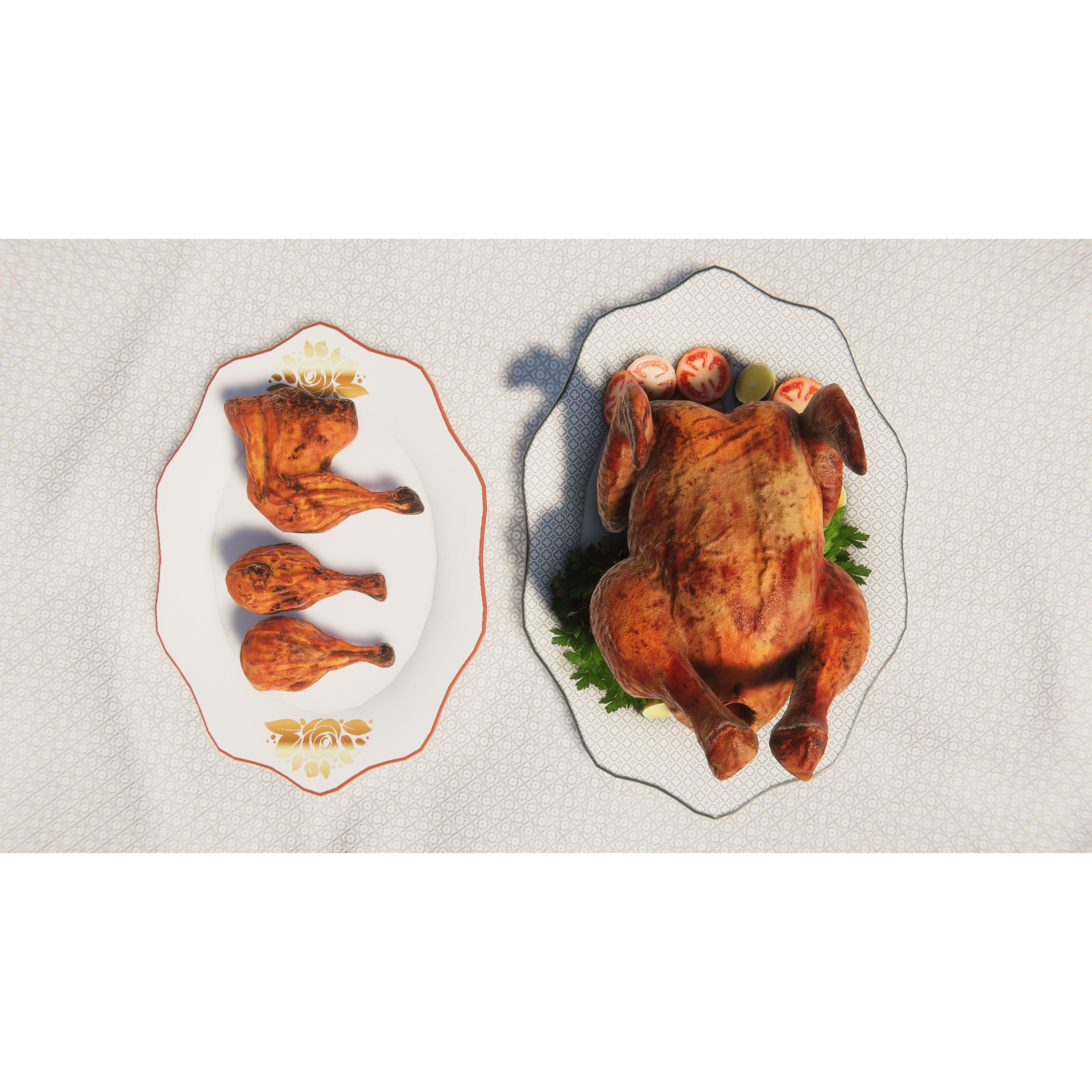 Fast Food Bundle - Low-Poly Game-Ready 3D Model - View 26